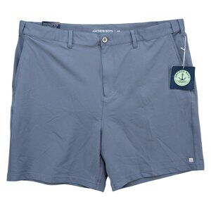 Anchor Boys Islander Hybrid Shorts Mens Slate Blue Stretch Casual Swim Size 40